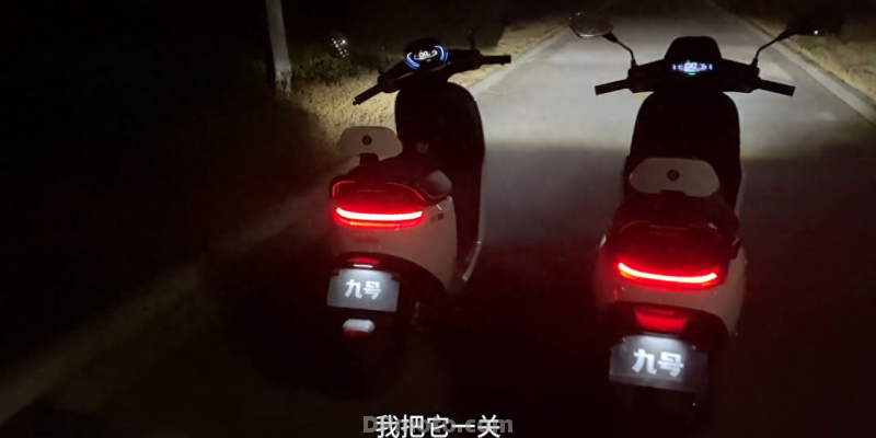 九号M95c大灯效果分享#九号大灯-电摩之家