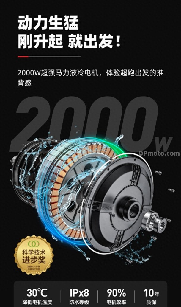 2000w液冷电机，80km/h高速，智能APP加持 - 极影智速版飞驰上线